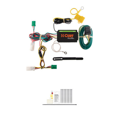 CURT 56135 Vehicle-Side Custom 4-Pin Trailer Wiring Harness, Fits Select Dodge Charger