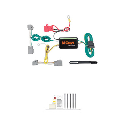 CURT 56207 Vehicle-Side Custom 4-Pin Trailer Wiring Harness, Fits Select Cadillac CTS Sedan