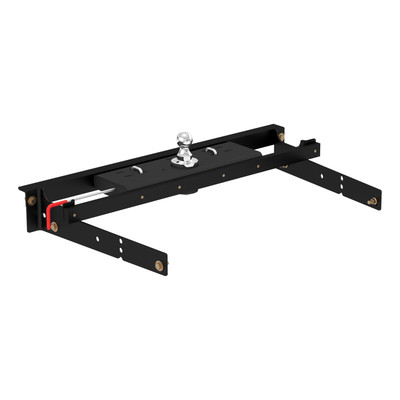 CURT 60713 Double Lock Gooseneck Hitch, 2-5/16-Inch Flip-Over Ball 30K, Fits Select Chevrolet, GMC C / K