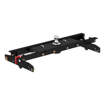 CURT 60722 Double Lock Gooseneck Hitch, 2-5/16-Inch Flip-Over Ball 30K, Fits Select Ford F-150, F-250