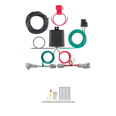 CURT 56444 Vehicle-Side Custom 4-Pin Trailer Wiring Harness, Fits Select Subaru Legacy