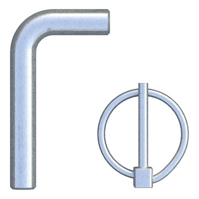 CURT 19250 Replacement Gooseneck Safety Chain Anchor Pins, Fits 60617
