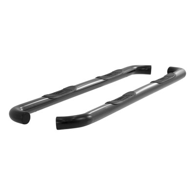 ARIES 202013 3-Inch Round Black Steel Nerf Bars, No-Drill, Fits Select Toyota Tundra
