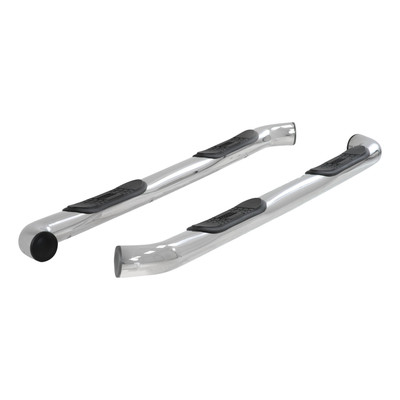 ARIES 202012-2 3-Inch Round Polished Stainless Steel Nerf Bars, No-Drill, Fits Select Toyota Tundra