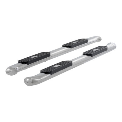 ARIES S224045-2 4-Inch Oval Polished Stainless Steel Nerf Bars, Select Chevrolet Silverado, GMC Sierra 1500, 2500, 3500 HD