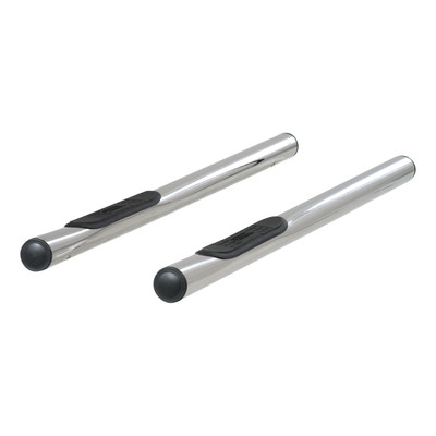 ARIES 202001-2 3-Inch Round Polished Stainless Steel Nerf Bars, No-Drill, Fits Select Toyota Tacoma