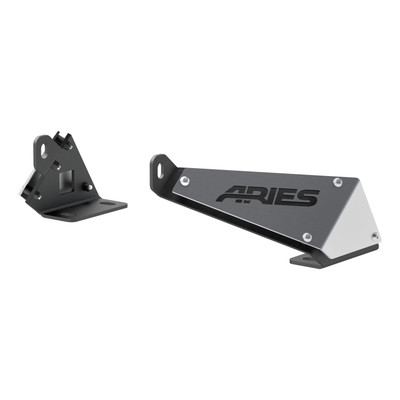 ARIES 15912 Jeep Wrangler JK Hood Light Brackets, LEDs Sold Separately