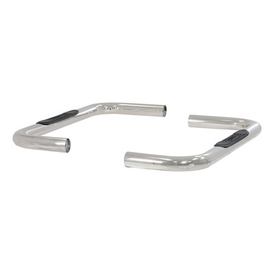 ARIES 203001-2 3-Inch Round Polished Stainless Steel Nerf Bars, No-Drill, Fits Select Ford Bronco, F-150