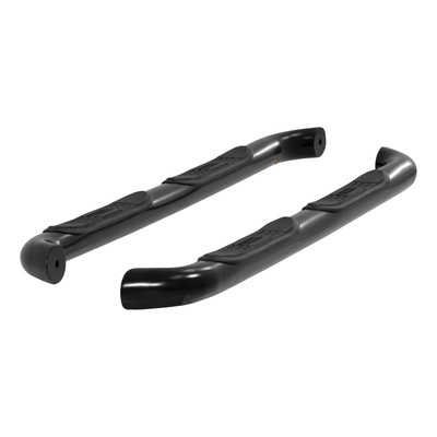 ARIES 202008 3-Inch Round Black Steel Nerf Bars, No-Drill, Fits Select Toyota Tacoma