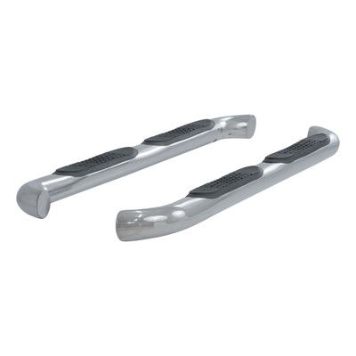 ARIES 202008-2 3-Inch Round Polished Stainless Steel Nerf Bars, No-Drill, Fits Select Toyota Tacoma
