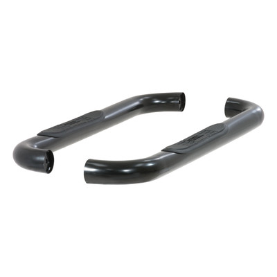ARIES 203014 3-Inch Round Black Steel Nerf Bars, No-Drill, Fits Select Ford F-250, F-350 Super Duty