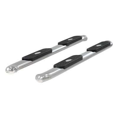 ARIES S224046-2 4-Inch Oval Polished Stainless Steel Nerf Bars, Select Chevrolet Silverado, GMC Sierra 1500, 2500, 3500 HD