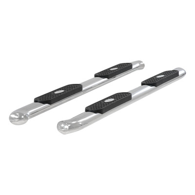 ARIES S222012-2 4-Inch Oval Polished Stainless Steel Nerf Bars, Select Toyota Tundra