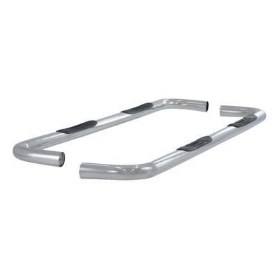 ARIES 205030-2 3-Inch Round Polished Stainless Steel Nerf Bars, No-Drill, Fits Select Dodge, Ram 2500, 3500