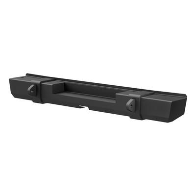 ARIES 2157002 TrailCrusher Black Steel Jeep Wrangler JL Rear Bumper, 12,500 lbs Shackle Rating