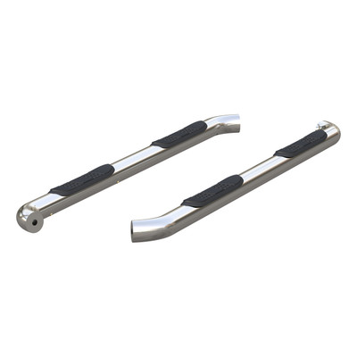 ARIES 204051-2 3-Inch Round Polished Stainless Steel Nerf Bars, No-Drill, Fits Select Chevrolet Colorado, GMC Canyon