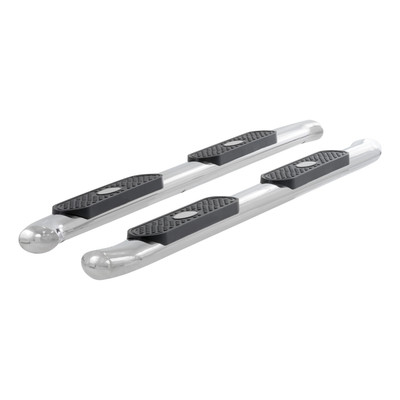 ARIES S224009-2 4-Inch Oval Polished Stainless Steel Nerf Bars, Select Chevrolet Silverado, GMC Sierra 1500, 2500, 3500 HD