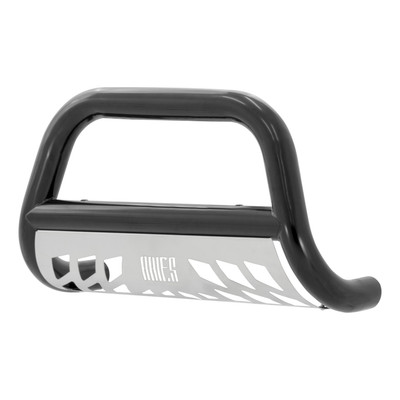ARIES B35-2000 3-Inch Black Steel Bull Bar, No-Drill, Select Toyota Tacoma