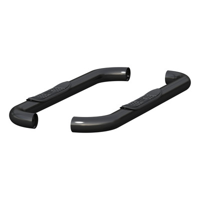 ARIES 215039 3-Inch Round Black Stainless Steel Nerf Bars, No-Drill, Fits Select Dodge, Ram 1500, 2500, 3500