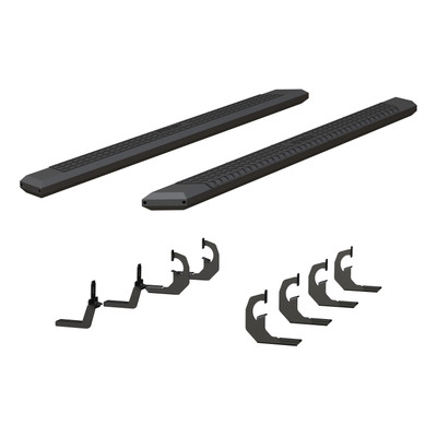 ARIES 2556046 AdvantEDGE Black Aluminum 91-Inch Truck Running Boards, Select Chevrolet Silverado, GMC Sierra 2500, 3500 HD