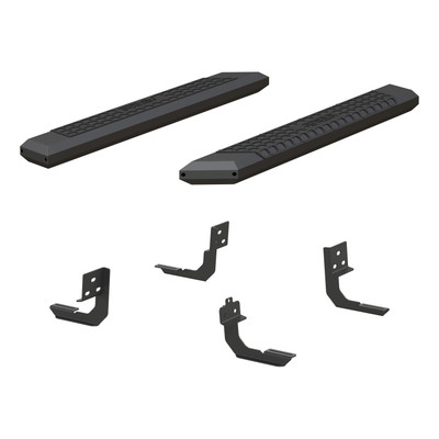 ARIES 2556004 AdvantEDGE Black Aluminum 53-Inch Truck Running Boards, Select Dodge, Ram 1500, 2500, 3500