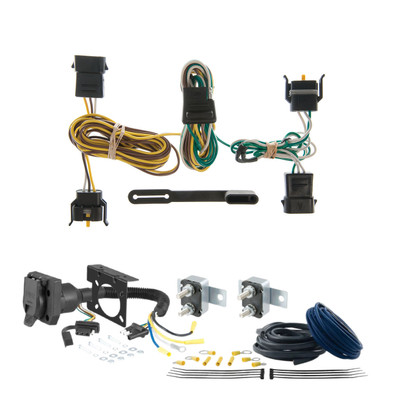 01 - 03 Mercedes-Benz MERCEDES-BENZ Without factory 1-1/4" receiver hitch CURT Trailer Brake Controller 7-Way Upgrade Kit  7WK1827
