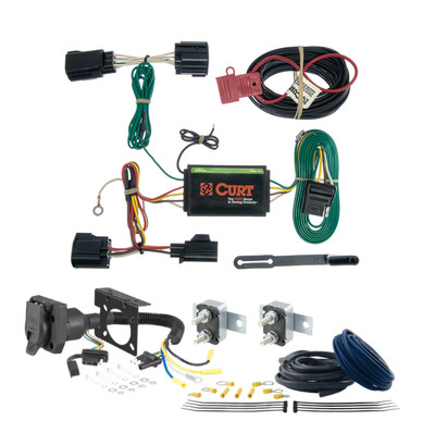 12 - 18 Ford Focus Sedan CURT Trailer Brake Controller 7-Way Upgrade Kit  7WK940