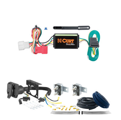 11 - 15 Chevrolet Cruze Sedan, excluding diesel CURT Trailer Brake Controller 7-Way Upgrade Kit  7WK333