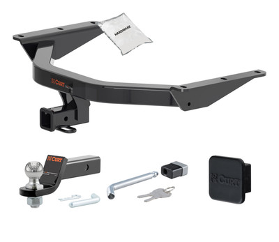 22 - 25 Acura MDX  2in. CURT Trailer Hitch + Ball Mount + Cover + Lock Kit HWA7