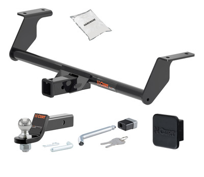 21 - 22 Buick Envision 2in. CURT Trailer Hitch + Ball Mount + Cover + Lock Kit HWA192