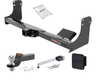16 - 23 Mercedes-Benz Metris 2in. CURT Trailer Hitch + Ball Mount + Cover + Lock Kit HWA1899