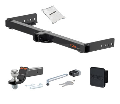 21 - 24 JEEP Grand Cherokee L 2in. CURT Trailer Hitch + Ball Mount + Cover + Lock Kit HWA1560