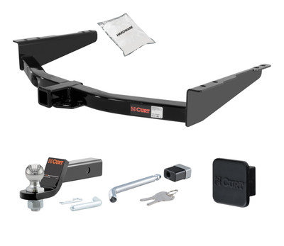12 - 21 Nissan NV3500 2in. CURT Trailer Hitch + Ball Mount + Cover + Lock Kit HWA2041