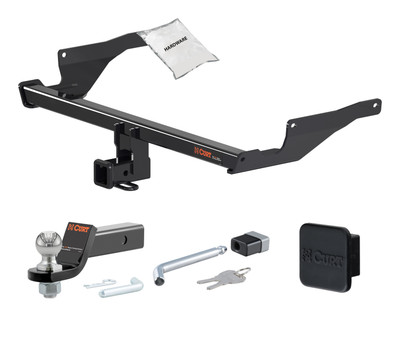 13 - 23 Mazda CX-5 Excluding diesel 2in. CURT Trailer Hitch + Ball Mount + Cover + Lock Kit HWA1798