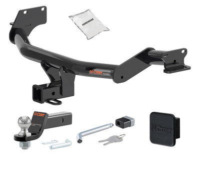 20 - 24 Hyundai Palisade 2in. CURT Trailer Hitch + Ball Mount + Cover + Lock Kit HWA1433