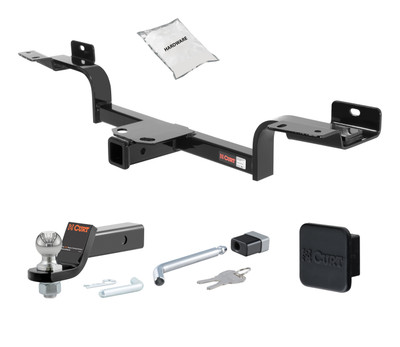 03 - 08 Infiniti FX35 2in. CURT Trailer Hitch + Ball Mount + Cover + Lock Kit HWA1471