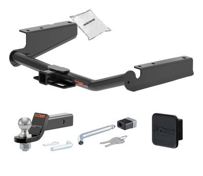 20 - 24 Toyota Highlander Excluding XSE 2in. CURT Trailer Hitch + Ball Mount + Cover + Lock Kit HWA2391