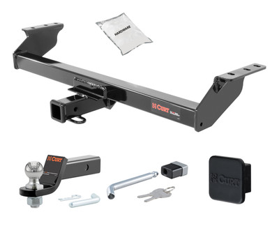 12 - 18 Ford Ranger Mexico only 2in. CURT Trailer Hitch + Ball Mount + Cover + Lock Kit HWA976