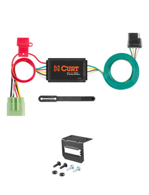 99-04 JEEP Grand Cherokee Excluding SRT8 CURT 4-flat Plug and Play Trailer Wiring