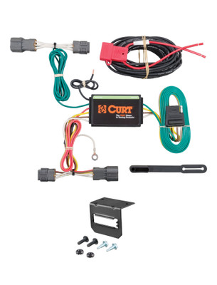 07-12 KIA Rondo CURT 4-flat Plug and Play Trailer Wiring