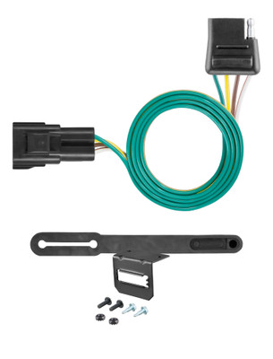 20-24 Cadillac XT6 CURT 4-flat Plug and Play Trailer Wiring