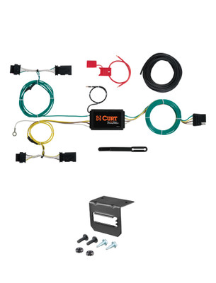 15-23 JEEP Renegade CURT 4-flat Plug and Play Trailer Wiring