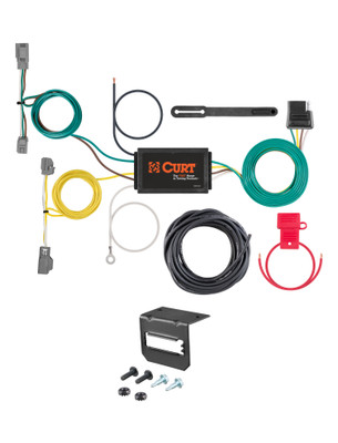 16-19 Chevrolet Cruze Sedan, diesel CURT 4-flat Plug and Play Trailer Wiring
