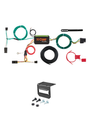 13-15 Chevrolet Captiva Sport CURT 4-flat Plug and Play Trailer Wiring