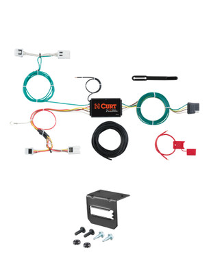 15-18 Chevrolet City Express CURT 4-flat Plug and Play Trailer Wiring