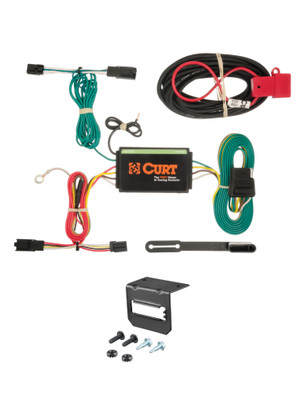 16-16 Chevrolet Malibu Limited CURT 4-flat Plug and Play Trailer Wiring