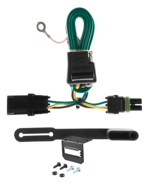 85-97 Chevrolet S10 CURT 4-flat Plug and Play Trailer Wiring