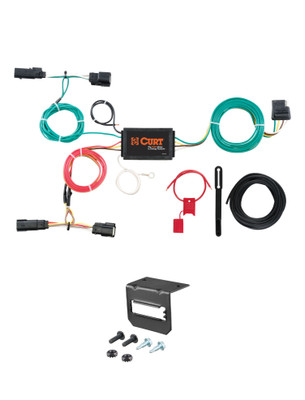 15-18 Ford Edge CURT 4-flat Plug and Play Trailer Wiring