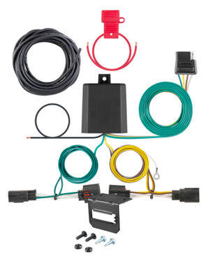 11-16 Chrysler Town & Country CURT 4-flat Plug and Play Trailer Wiring