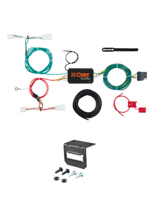 15-21 Lexus NX300h CURT 4-flat Plug and Play Trailer Wiring